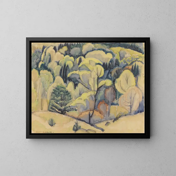 Nouveau Hampshire - William Zorach — kehystetty taideteos seinällä
