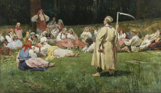 Wincenty Wodzinowski - Harvesters resting.webp