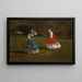 Osan croquet-peliä - Winslow Homer — kehystetty taideteos seinällä