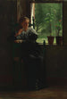 À la fenêtre - Winslow Homer — kehystetty taideteos seinällä