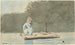 Poika lautan päällä - Winslow Homer — näkymä teoksesta