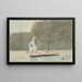 Poika lautan päällä - Winslow Homer — kehystetty taideteos seinällä