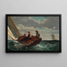 Brise montante Un vent favorable - Winslow Homer — kehystetty taideteos seinällä