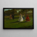 Croquet-pelaajat - Winslow Homer — kehystetty taideteos seinällä