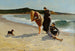 Eagle Head Manchester Massachusetts vuorovesi - Winslow Homer — näkymä teoksesta