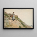 Tytär kantaa kori - Winslow Homer — kehystetty taideteos seinällä