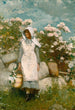 Fille et laurier - Winslow Homer — näkymä teoksesta