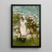Fille et laurier - Winslow Homer — kehystetty taideteos seinällä