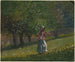 Tytär heinänostokauhalla - Winslow Homer — näkymä teoksesta