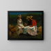 Tytöt maisemassa - Winslow Homer — kehystetty taideteos seinällä