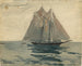 Schooner de Gloucester - Winslow Homer — näkymä teoksesta