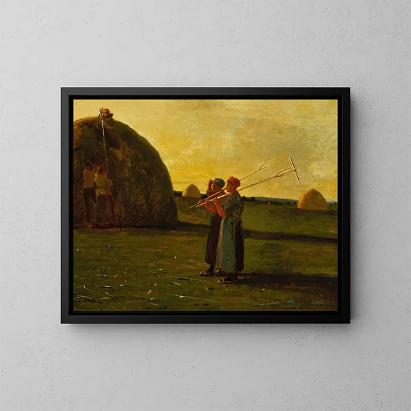 Faucheurs - Winslow Homer — kehystetty taideteos seinällä