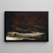 Koira ja metsästäjä - Winslow Homer — kehystetty taideteos seinällä