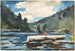 Metsänhoitomaalaus Hudson-joella - Winslow Homer — näkymä teoksesta