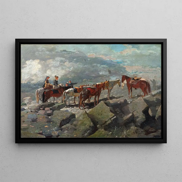 Mont Washington - Winslow Homer — kehystetty taideteos seinällä