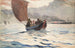 Paluu kalastajaveneistä - Winslow Homer — näkymä teoksesta