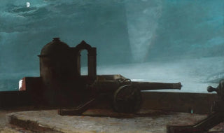 Winslow Homer - Searchlight on Harbor Entrance Santiago de Cuba.webp