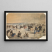 Luistelua Central Parkissa - Winslow Homer — kehystetty taideteos seinällä