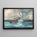 Sloop Nassau - Winslow Homer — kehystetty taideteos seinällä