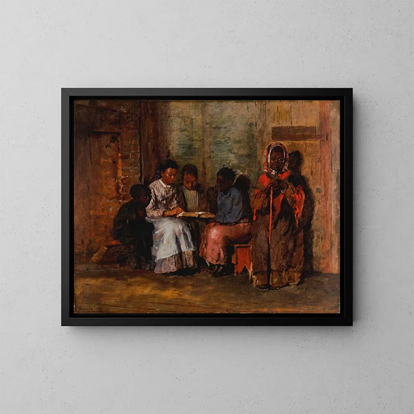 Sunnuntai aamu Virginian - Winslow Homer — kehystetty taideteos seinällä