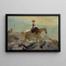 Le sentier des rênes Montagnes Blanches - Winslow Homer — kehystetty taideteos seinällä