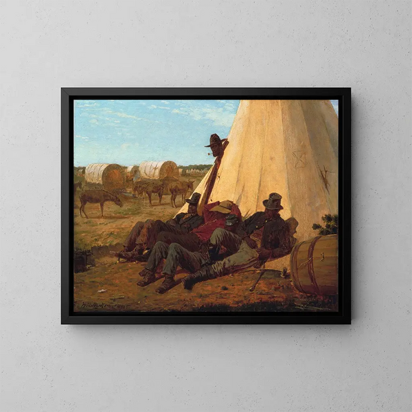 Le Bon Côté - Winslow Homer — kehystetty taideteos seinällä