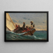 La coquette - Winslow Homer — kehystetty taideteos seinällä