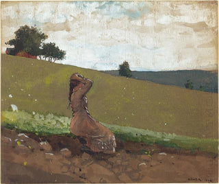 La colline verte - Winslow Homer — näkymä teoksesta