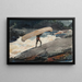 Le Portage - Winslow Homer — kehystetty taideteos seinällä