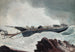 La Goélette naufragée - Winslow Homer — näkymä teoksesta