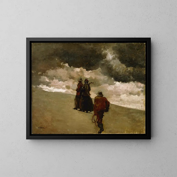Apuun - Winslow Homer — kehystetty taideteos seinällä