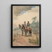 Deux éclaireurs - Winslow Homer — kehystetty taideteos seinällä