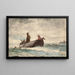 Tynemouthin luostari, Englanti - Winslow Homer — kehystetty taideteos seinällä