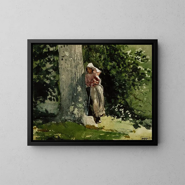 Väsynyt - Winslow Homer — kehystetty taideteos seinällä