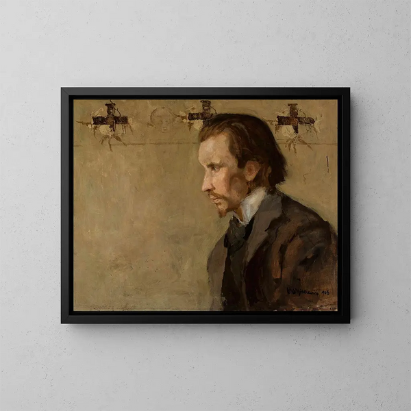 Portrait de Zygmunt Skirgieo, musicien - Witold Wojtkiewicz — kehystetty taideteos seinällä