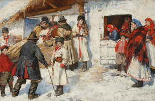 Wodzimierz Tetmajer - At the entrance to a tavern.webp