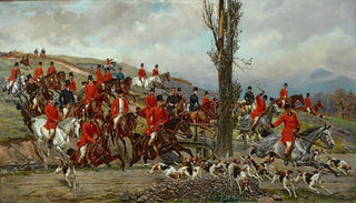 Wojciech Kossak - Imperial hunting in Gdll.webp