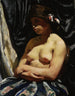 Naisten puolialaston maalaus - Wojciech Weiss — näkymä teoksesta