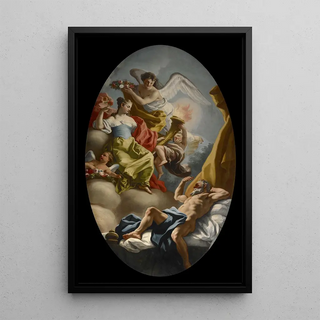 Workshop Of Francesco De Mura - Allegory of Wisdom and Truth.webp