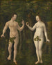 Ihmisen lankeaminen, keskimmäinen paneeli - Albrecht Altdorferin ateljee — näkymä teoksesta