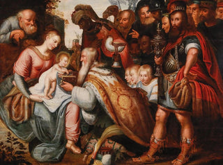 L'Adoration des Mages - Atelier d'Artus Wolffort — näkymä teoksesta