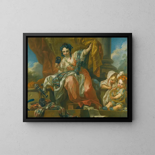 Workshop of Carle van Loo - An Allegory Of Comedy.webp