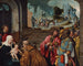 L'Adoration des Mages - Cornelis Engebrechtsz:n ateljee — näkymä teoksesta