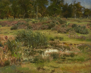 Une étude réalisée dans le pâturage de moutons à Namen - Worthington Whittredge — näkymä teoksesta