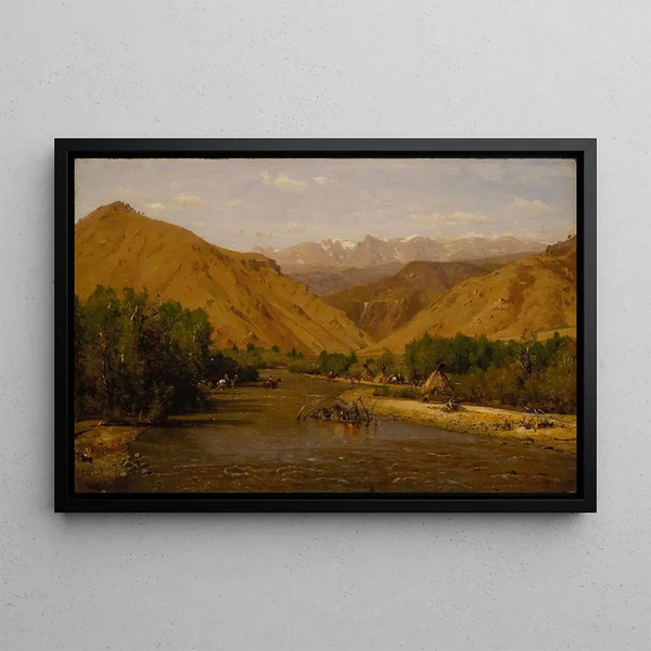 Worthington Whittredge - Indian Encampment.webp