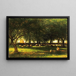 Worthington Whittredge - Noon In The Orchard.webp