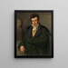 Paulus Joseph Gabril - Woutherus Mol - Muotokuva — kehystetty taideteos seinällä
