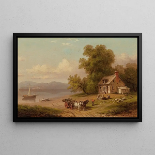 Xanthus Russell Smith - The Wood Cart.webp