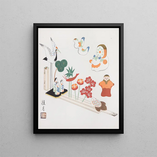 Yamashita Hakuba - Japanese Folk Toys Kydo gangu sh haru Pl01.webp