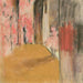 Yvonne Printempsin maalaus L'Illusionniste-työstä - Édouard Vuillard — esillä sisätilassa